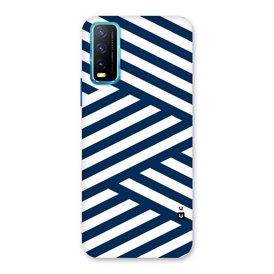 Zip Zap Pattern Back Case for Vivo Y20A