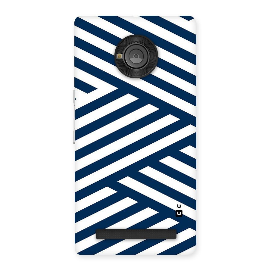 Zip Zap Pattern Back Case for Yu Yunique