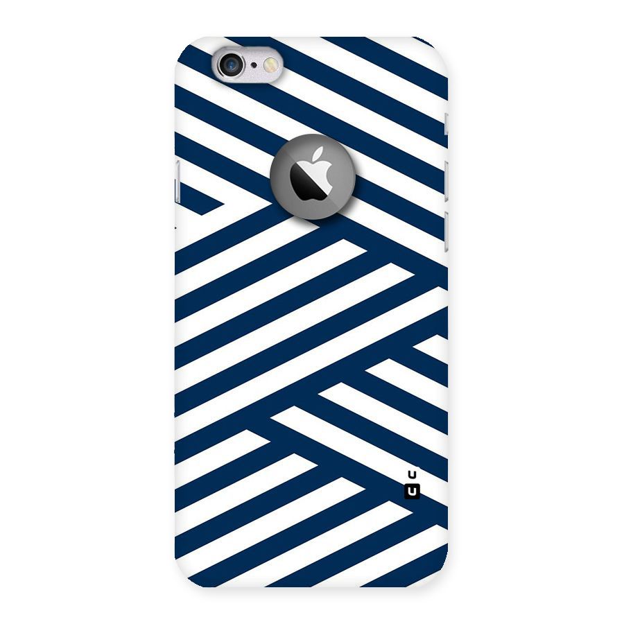 Zip Zap Pattern Back Case for iPhone 6 Logo Cut