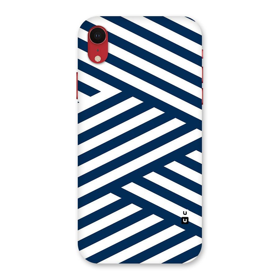 Zip Zap Pattern Back Case for iPhone XR
