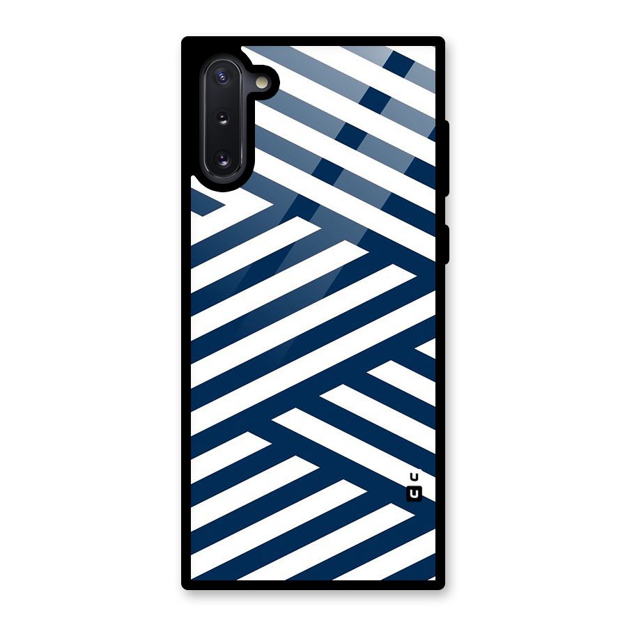 Zip Zap Pattern Glass Back Case for Galaxy Note 10