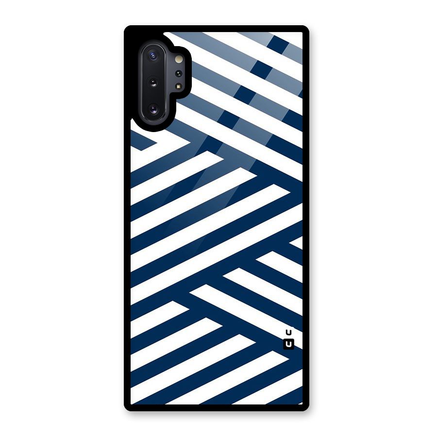 Zip Zap Pattern Glass Back Case for Galaxy Note 10 Plus