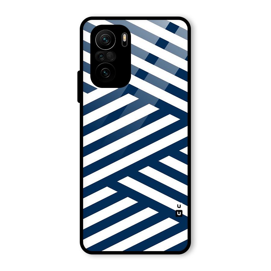 Zip Zap Pattern Glass Back Case for Mi 11X Pro