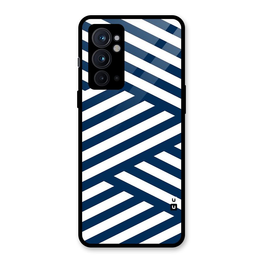 Zip Zap Pattern Glass Back Case for OnePlus 9RT 5G