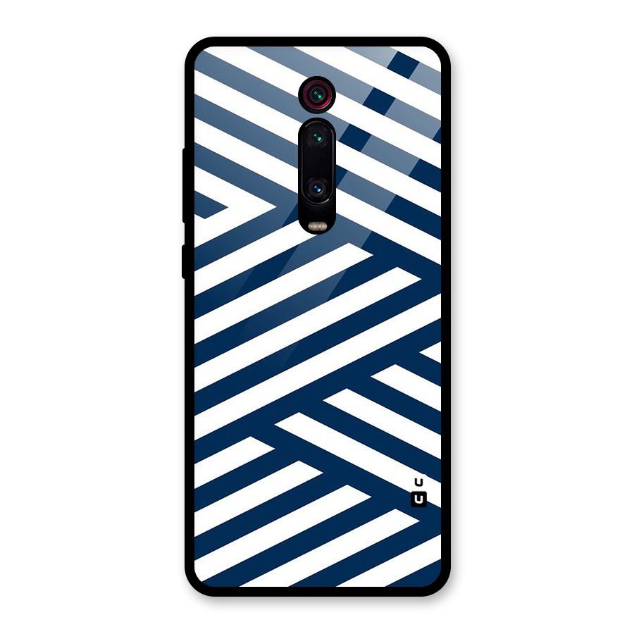 Zip Zap Pattern Glass Back Case for Redmi K20