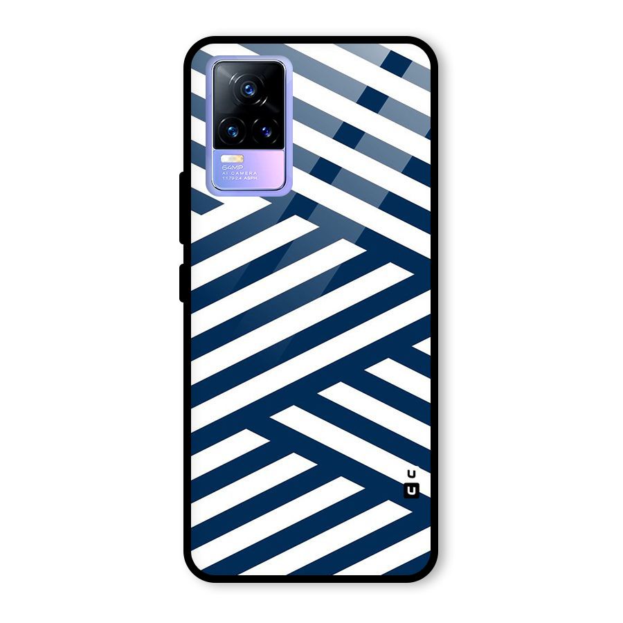 Zip Zap Pattern Glass Back Case for Vivo Y73