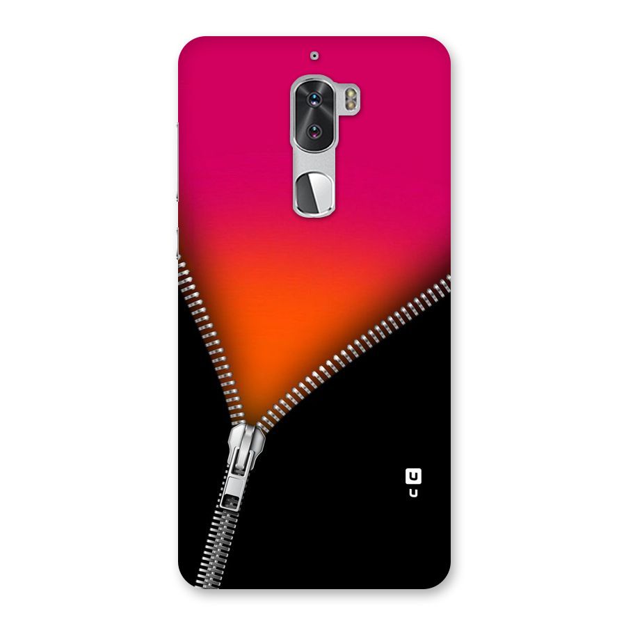 Zipper Print Back Case for Coolpad Cool 1