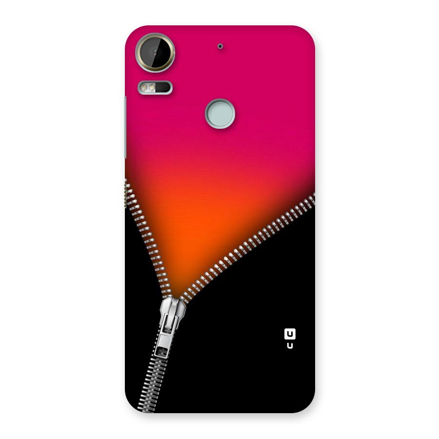 Zipper Print Back Case for Desire 10 Pro