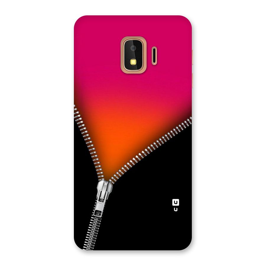 Zipper Print Back Case for Galaxy J2 Core