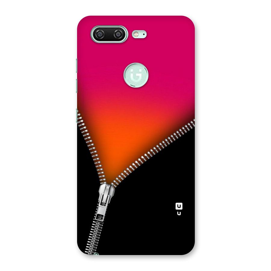Zipper Print Back Case for Gionee S10