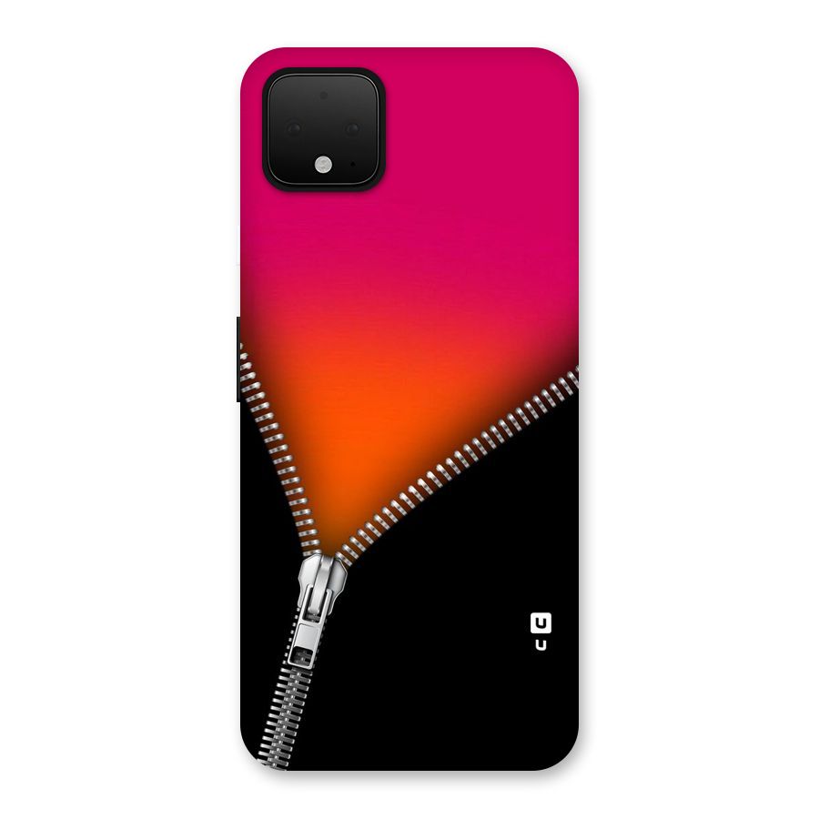 Zipper Print Back Case for Google Pixel 4 XL