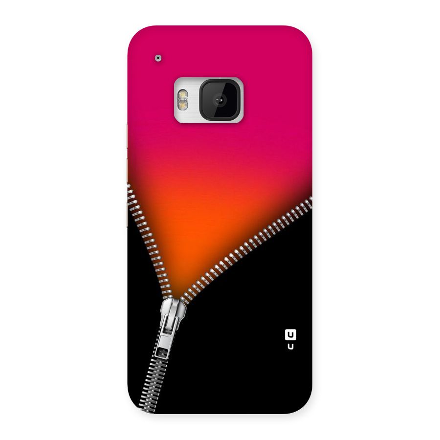 Zipper Print Back Case for HTC One M9