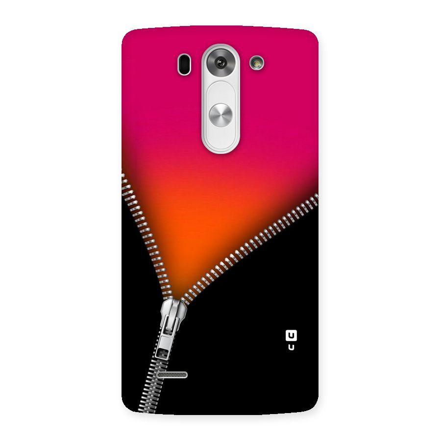 Zipper Print Back Case for LG G3 Beat
