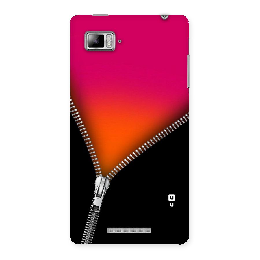 Zipper Print Back Case for Lenovo Vibe Z K910