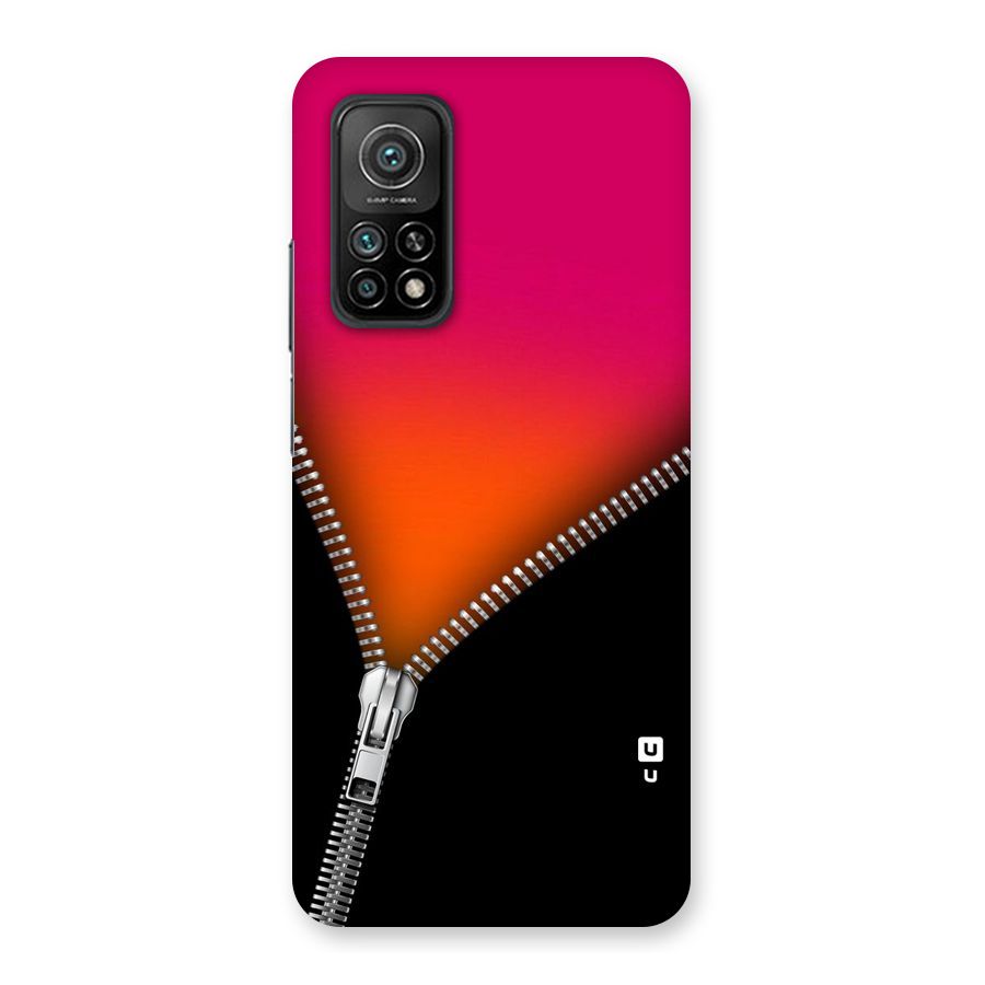 Zipper Print Back Case for Mi 10T Pro 5G