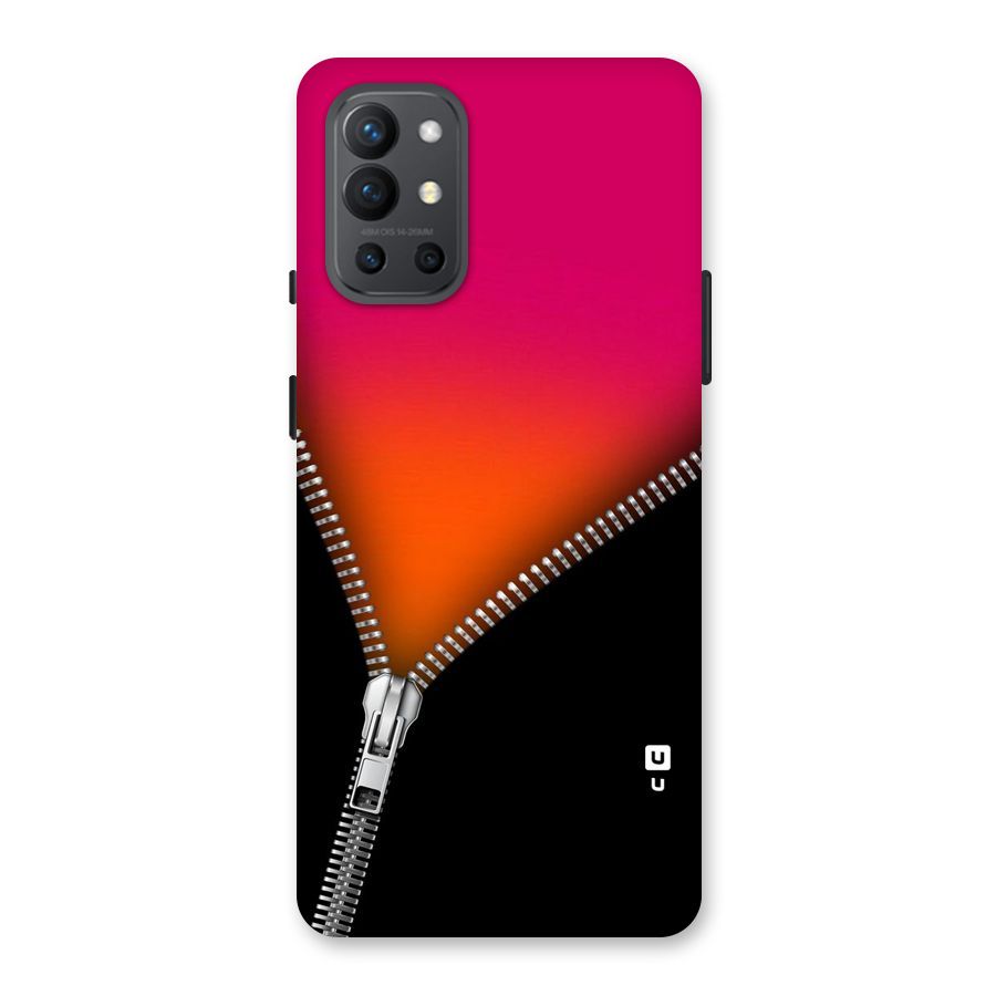 Zipper Print Back Case for OnePlus 9R
