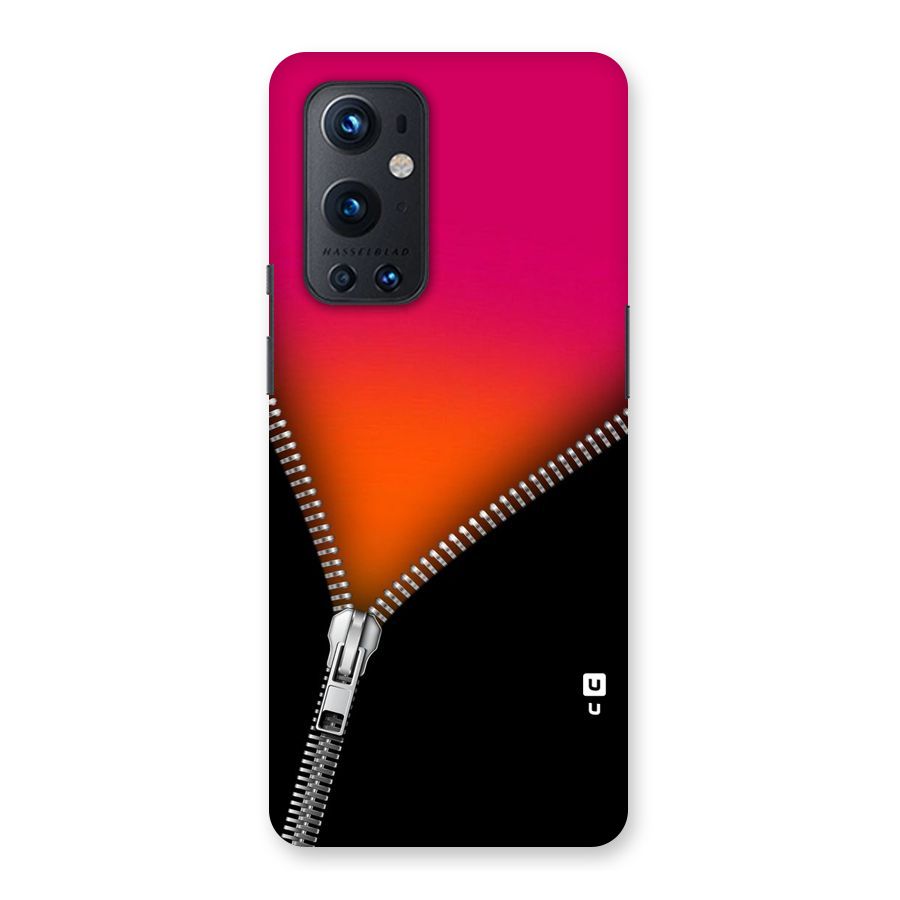 Zipper Print Back Case for OnePlus 9 Pro