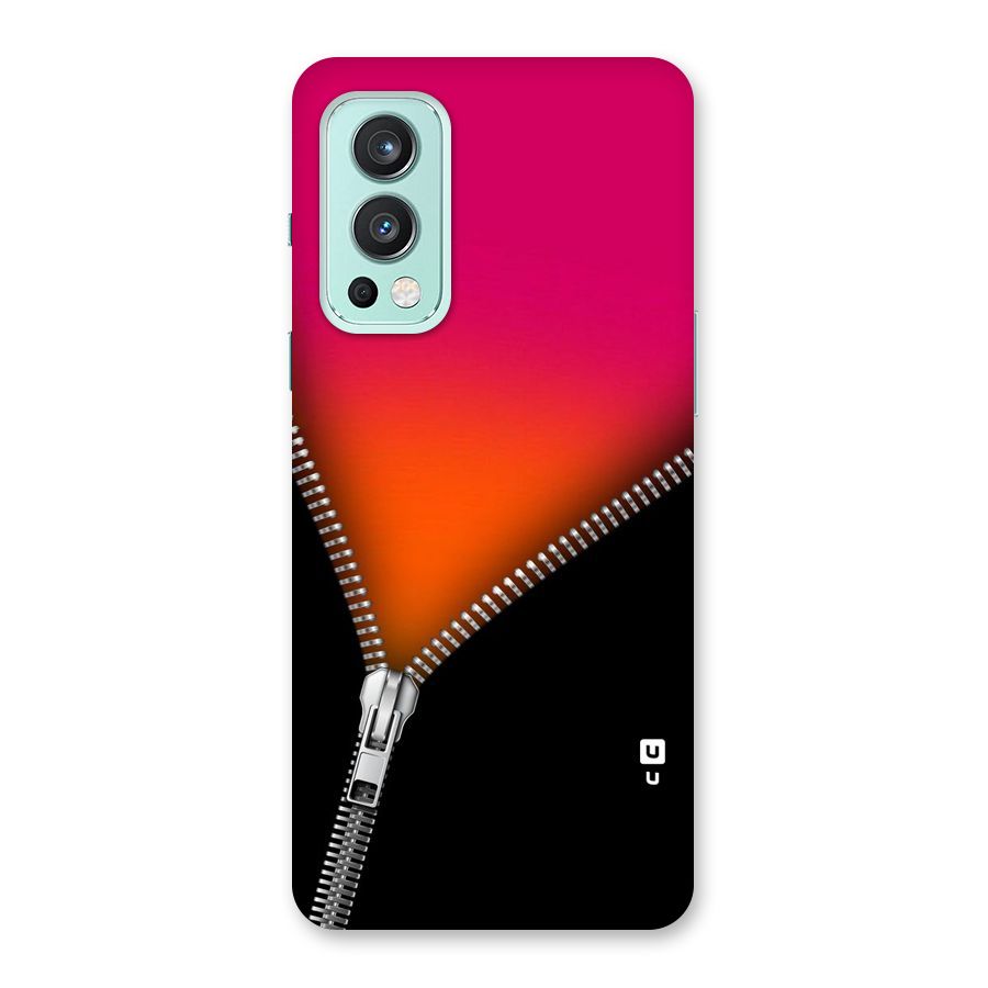 Zipper Print Back Case for OnePlus Nord 2 5G
