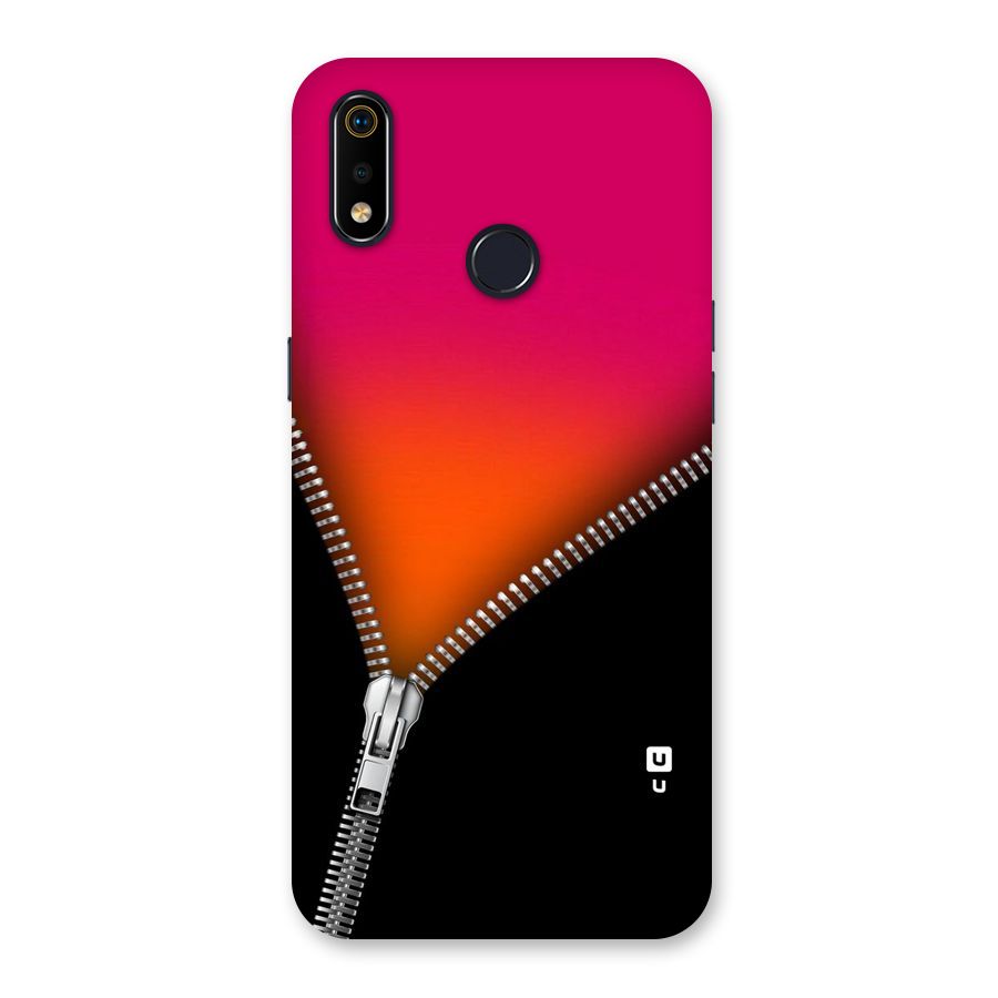 Zipper Print Back Case for Realme 3i