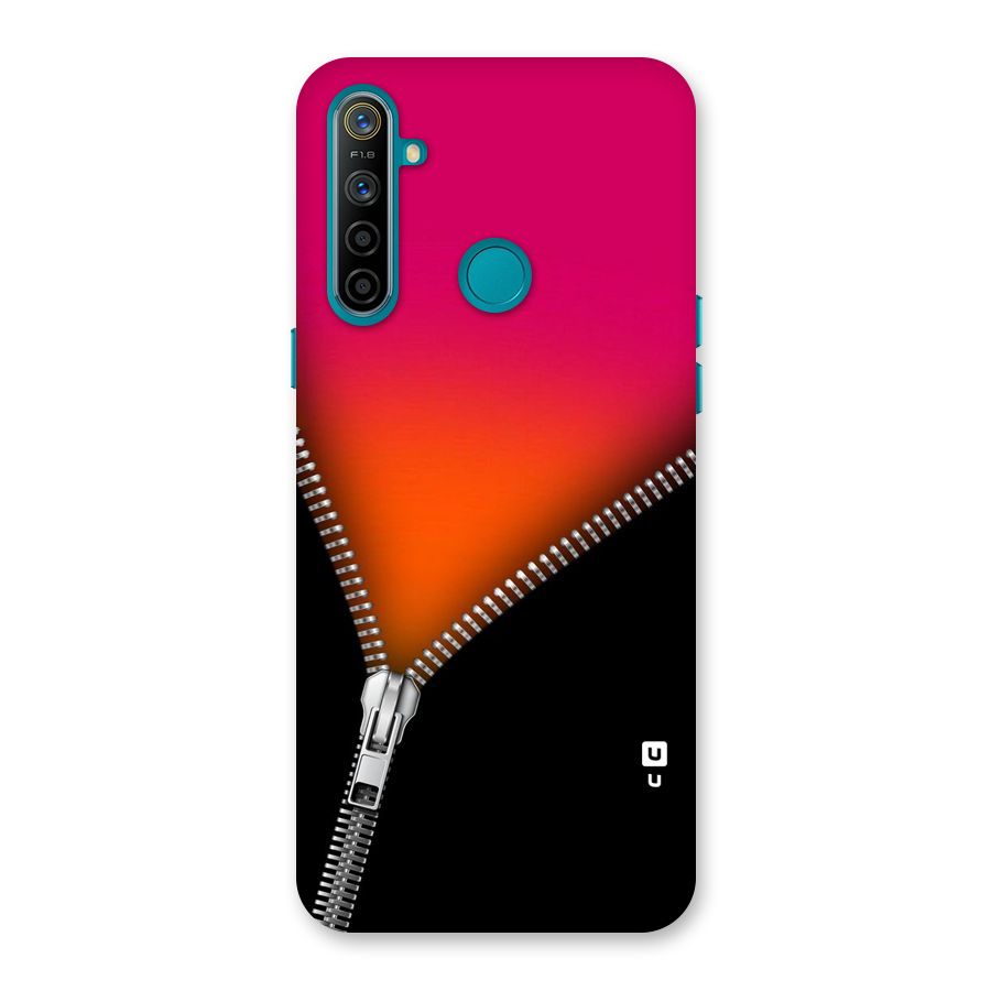 Zipper Print Back Case for Realme 5i