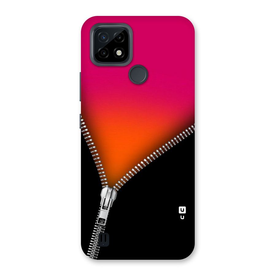 Zipper Print Back Case for Realme C21