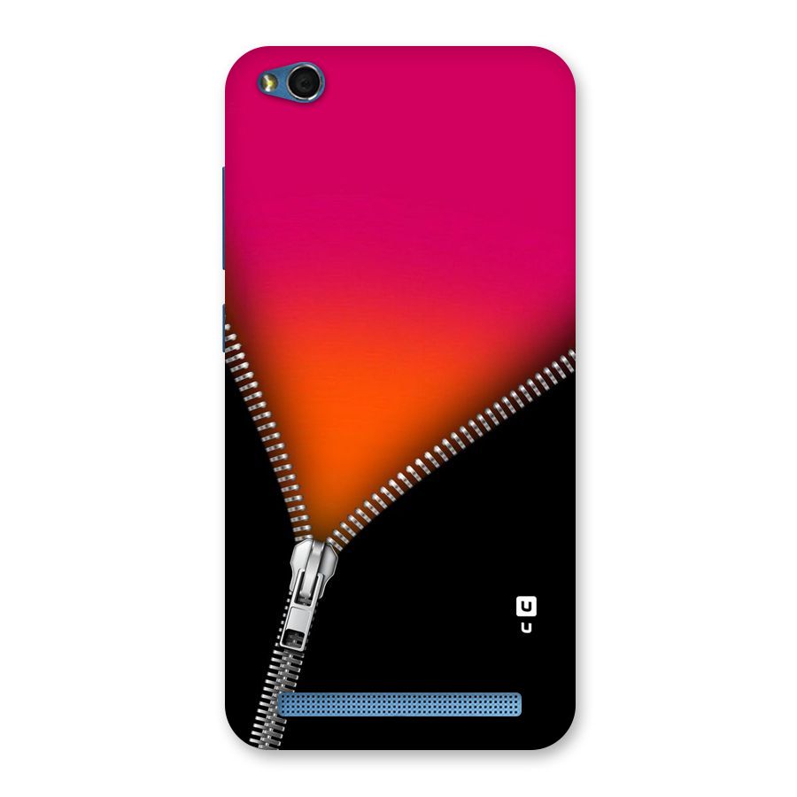 Zipper Print Back Case for Redmi 5A