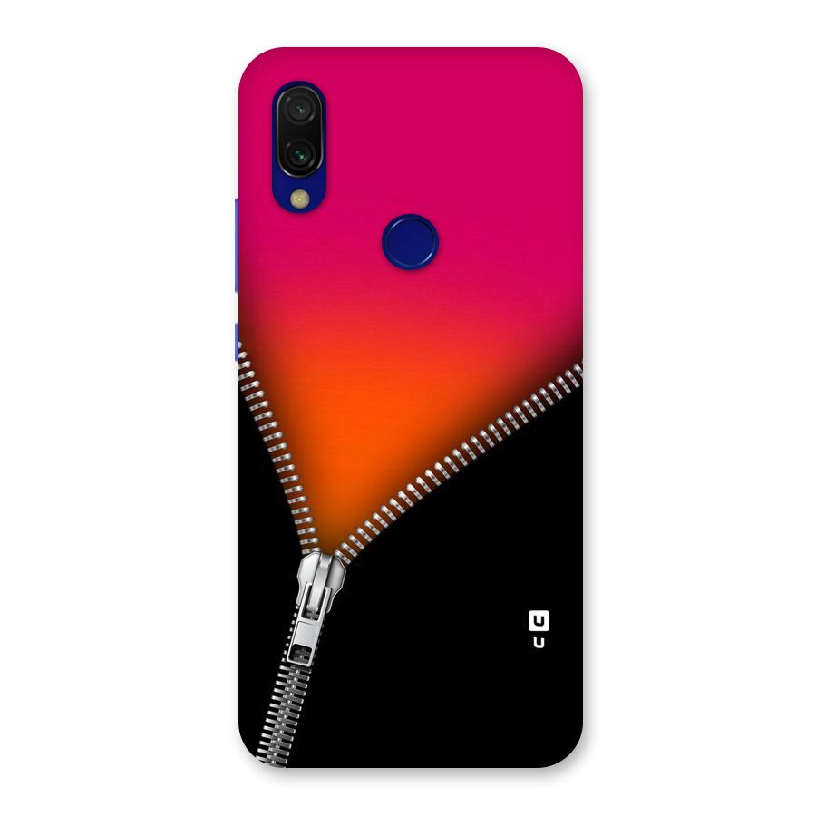 Zipper Print Back Case for Redmi 7