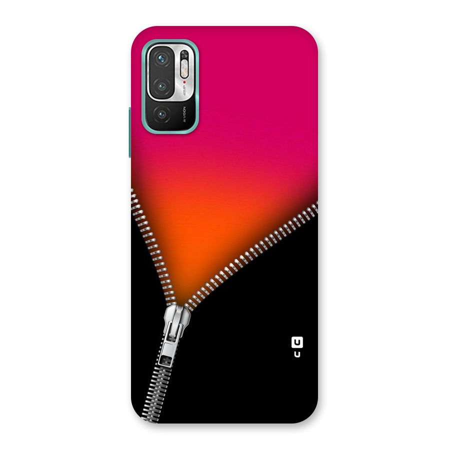 Zipper Print Back Case for Redmi Note 10T 5G