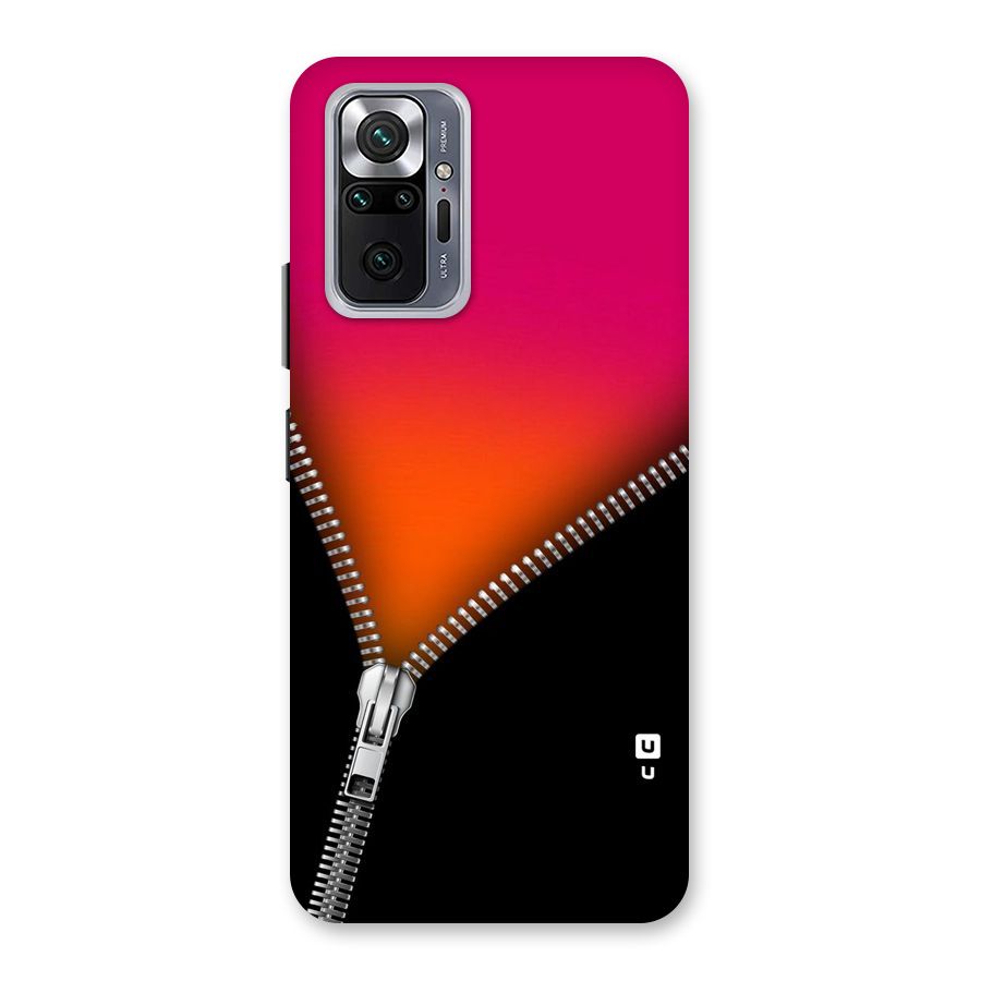Zipper Print Back Case for Redmi Note 10 Pro