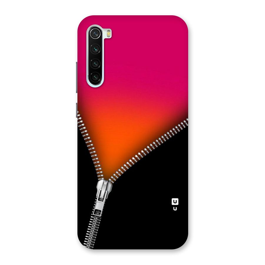 Zipper Print Back Case for Redmi Note 8