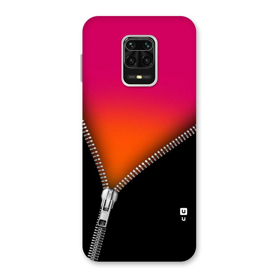 Zipper Print Back Case for Redmi Note 9 Pro Max