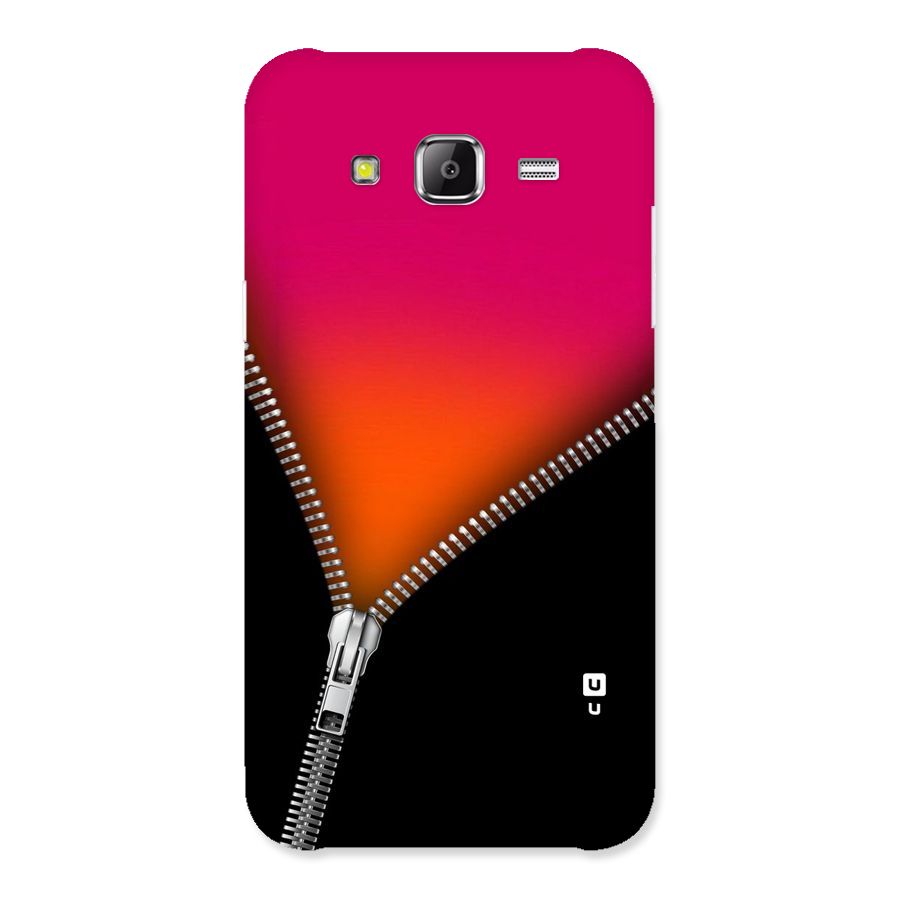 Zipper Print Back Case for Samsung Galaxy J2 Prime