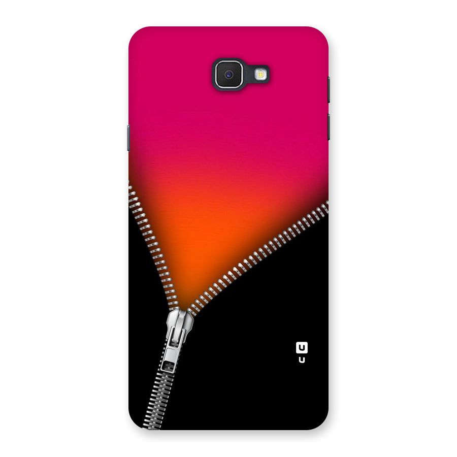 Zipper Print Back Case for Samsung Galaxy J7 Prime