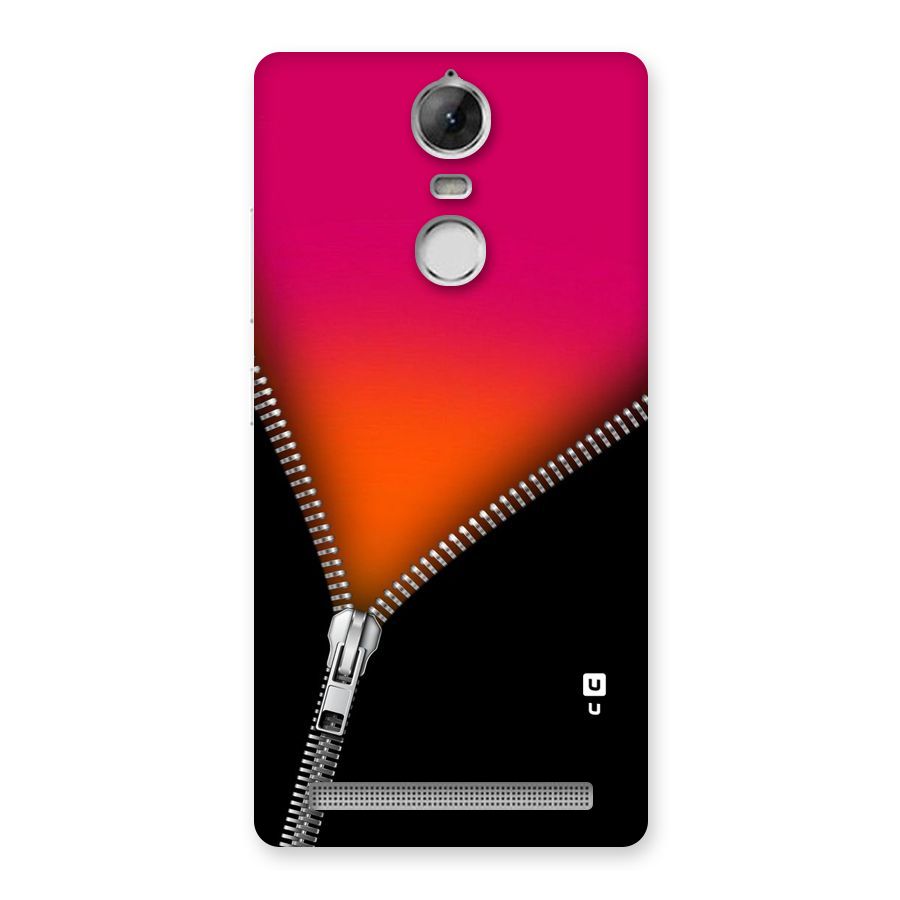 Zipper Print Back Case for Vibe K5 Note