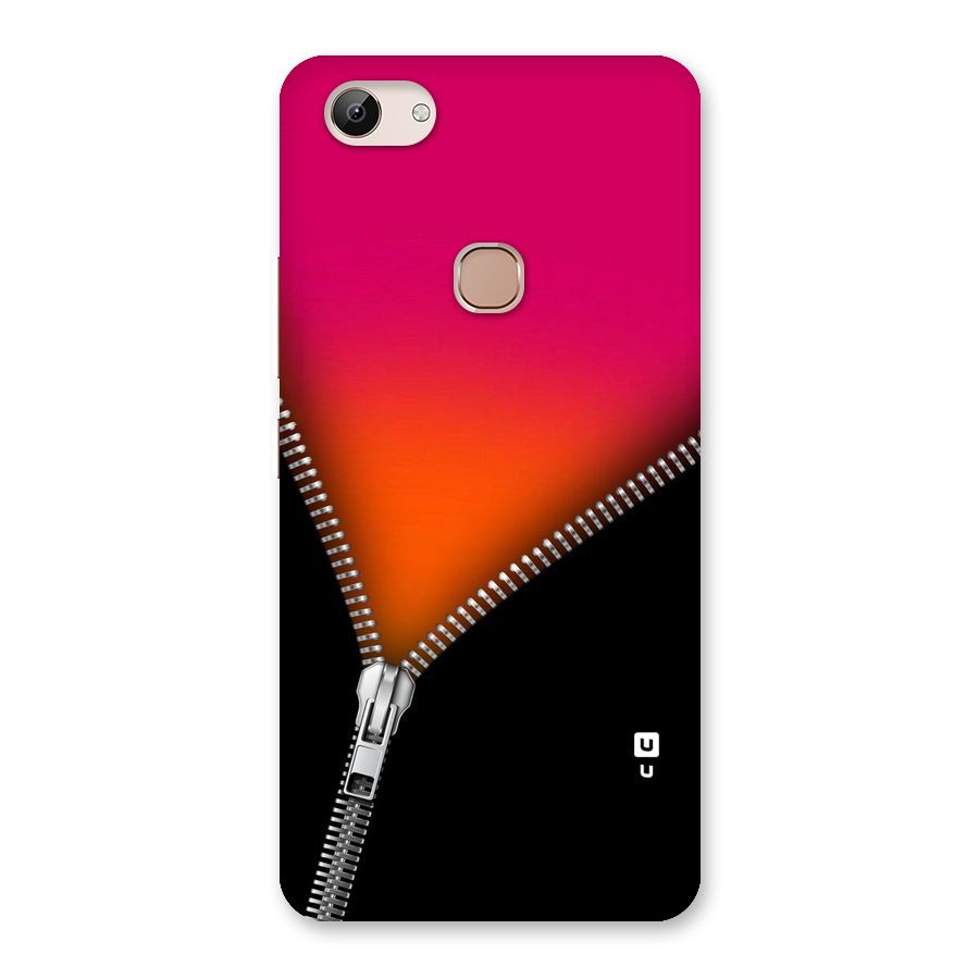 Zipper Print Back Case for Vivo Y83