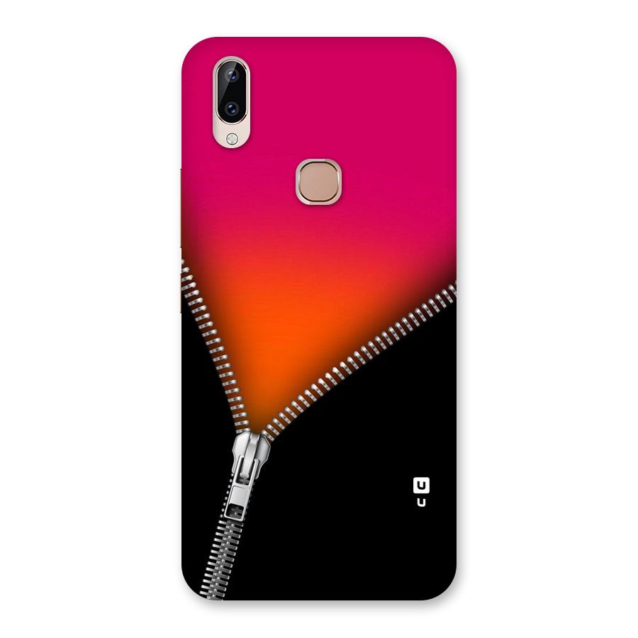 Zipper Print Back Case for Vivo Y83 Pro