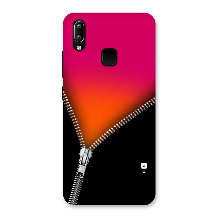 Zipper Print Back Case for Vivo Y93