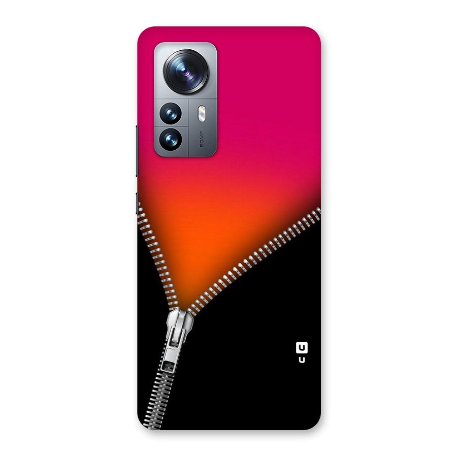 Zipper Print Back Case for Xiaomi 12 Pro