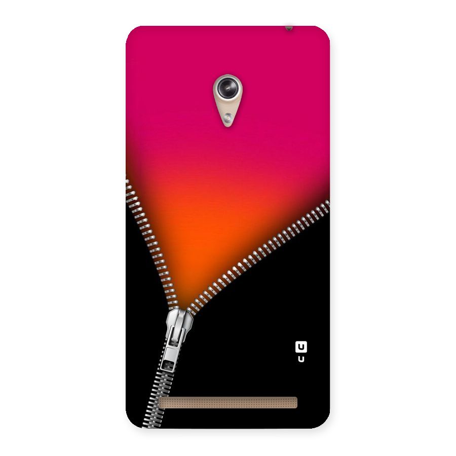 Zipper Print Back Case for Zenfone 6