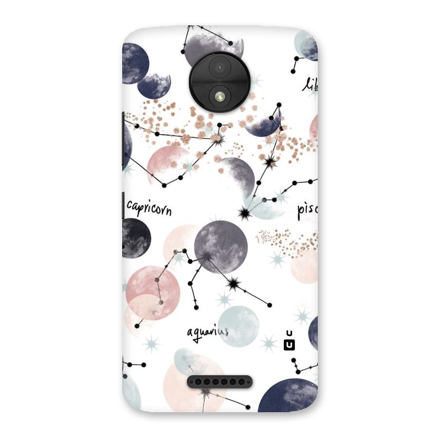 Zodiac Back Case for Moto C