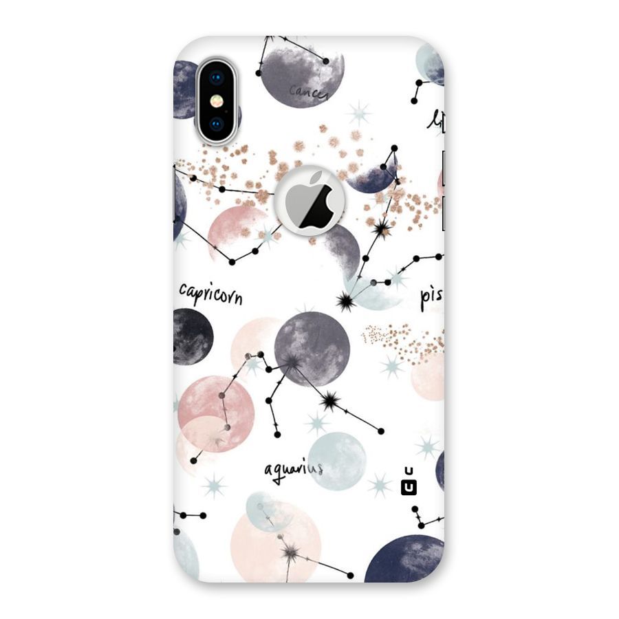 Zodiac Back Case for iPhone X Logo Cut