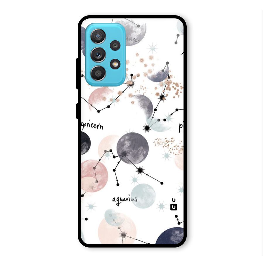 Zodiac Glass Back Case for Galaxy A52