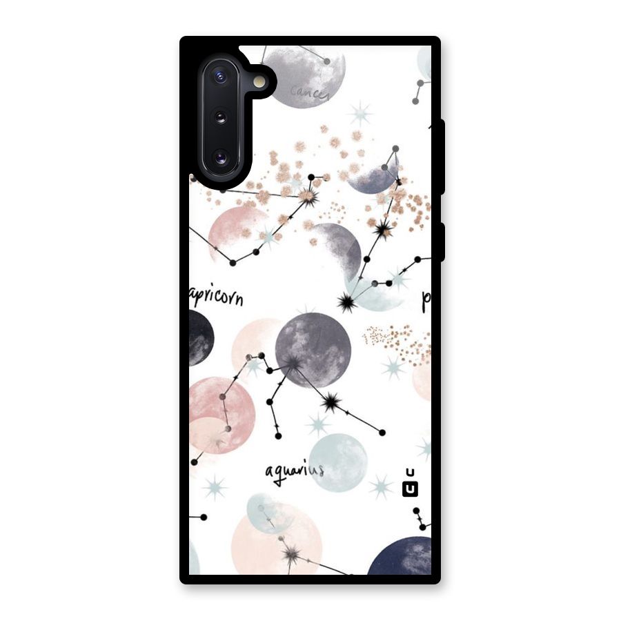 Zodiac Glass Back Case for Galaxy Note 10