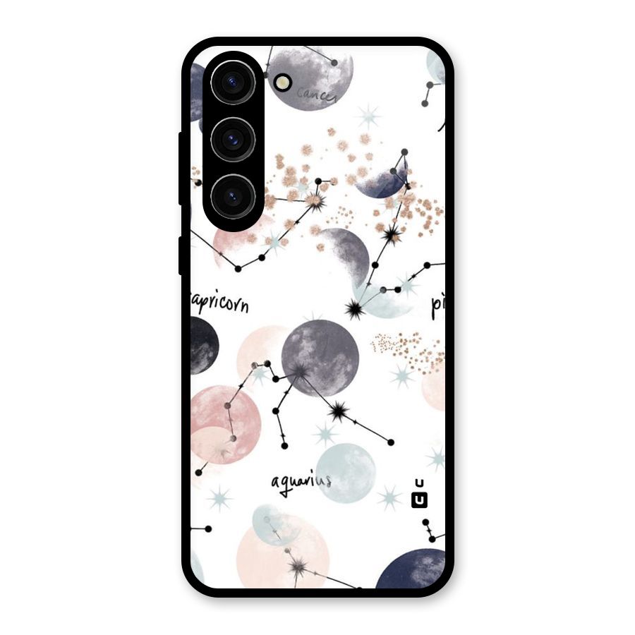 Zodiac Glass Back Case for Galaxy S23 Plus