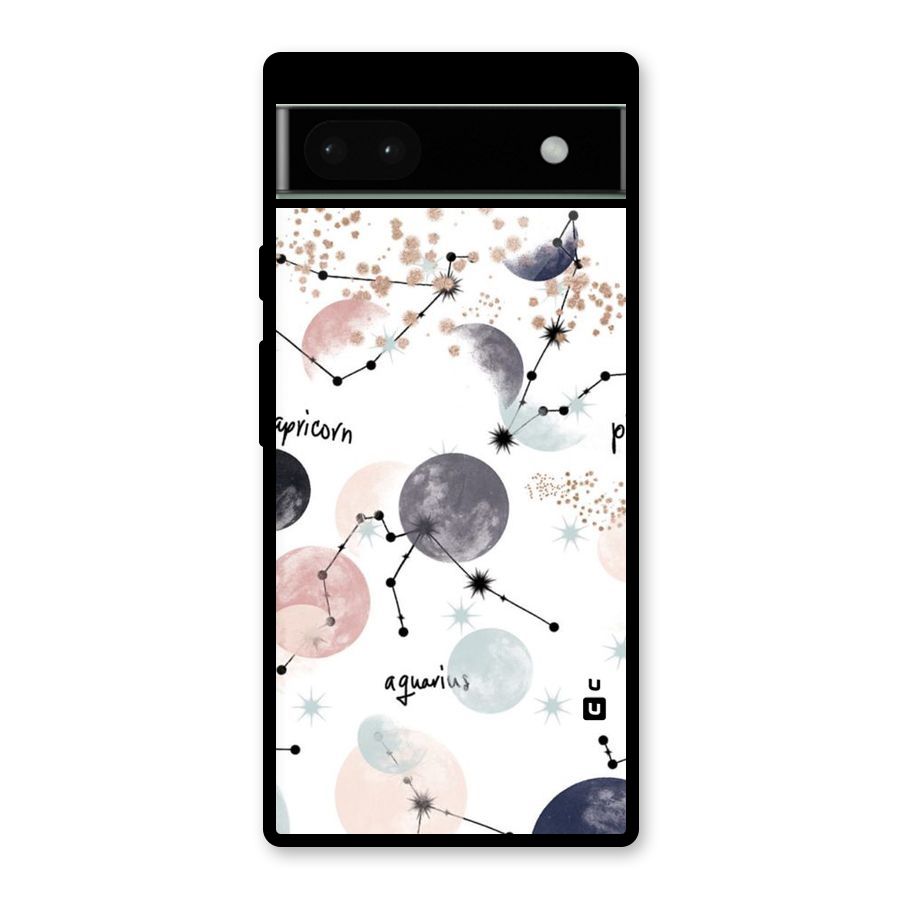 Zodiac Glass Back Case for Google Pixel 6a