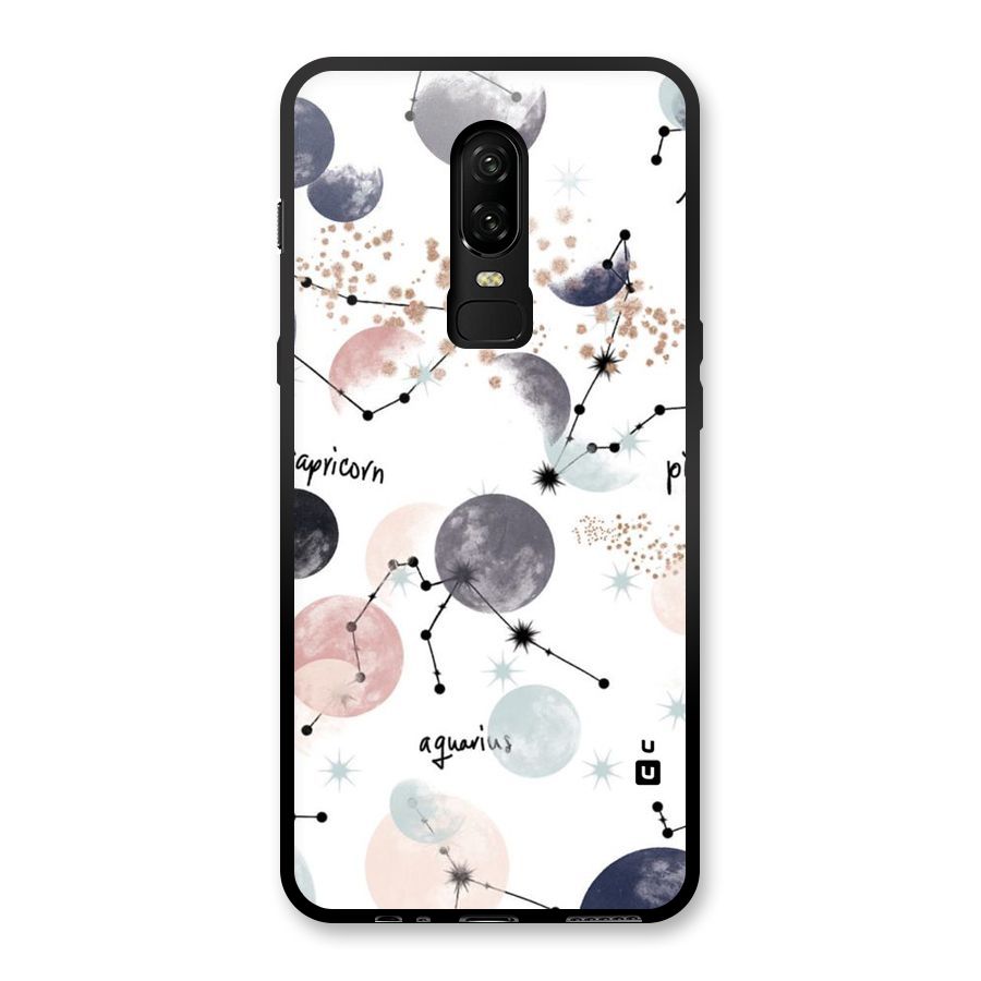 Zodiac Glass Back Case for OnePlus 6