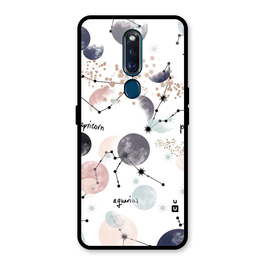 Zodiac Glass Back Case for Oppo F11 Pro