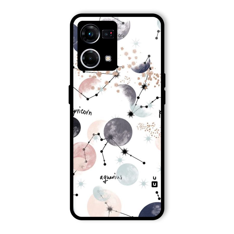 Zodiac Glass Back Case for Oppo F21s Pro 4G