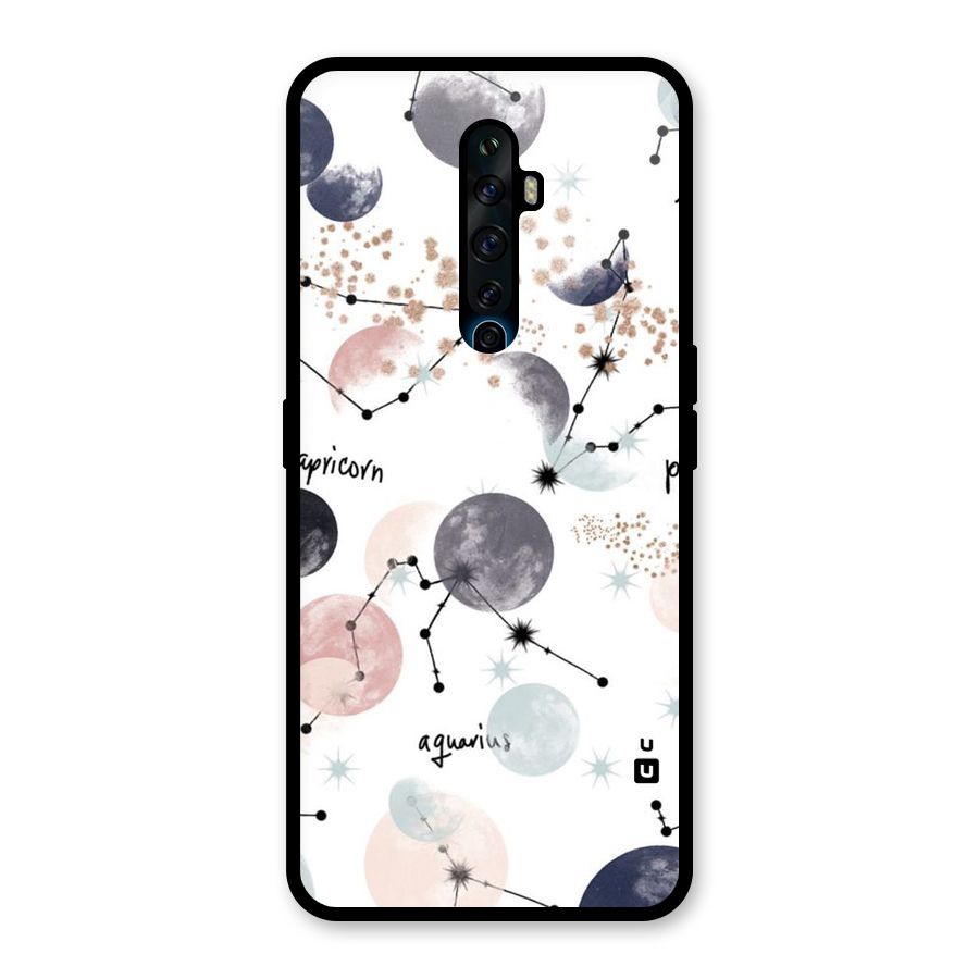 Zodiac Glass Back Case for Oppo Reno2 F