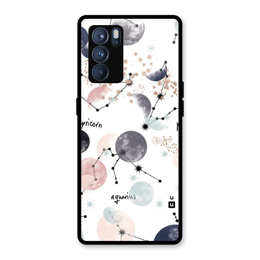 Zodiac Glass Back Case for Oppo Reno6 Pro 5G